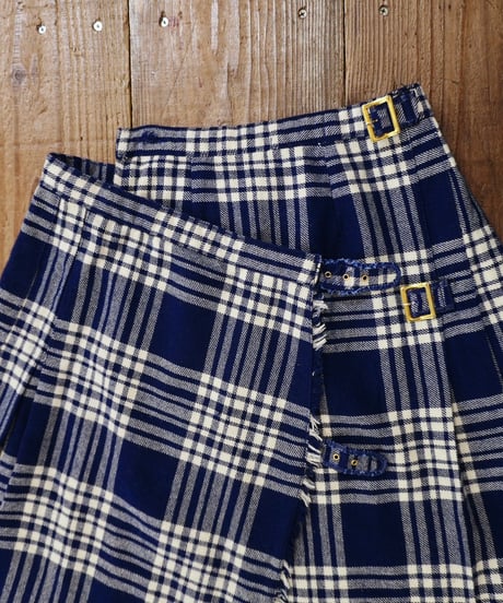 Wool Wrap Short Skirt