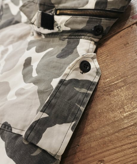 Monotone Camouflage pattern M-65 type Jacket