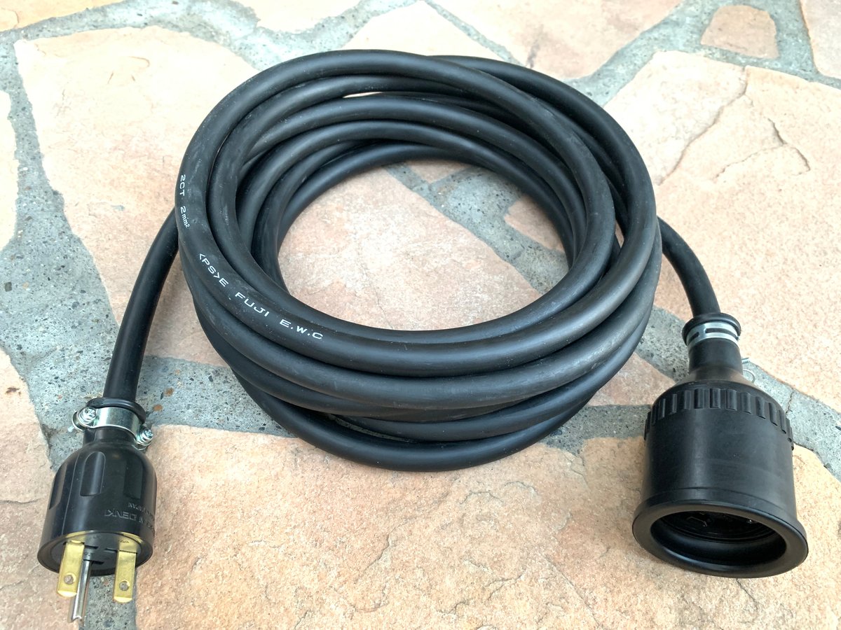 電気自動車専用コンセント対応 ☆ 200V 充電器の延長コード 6メートル