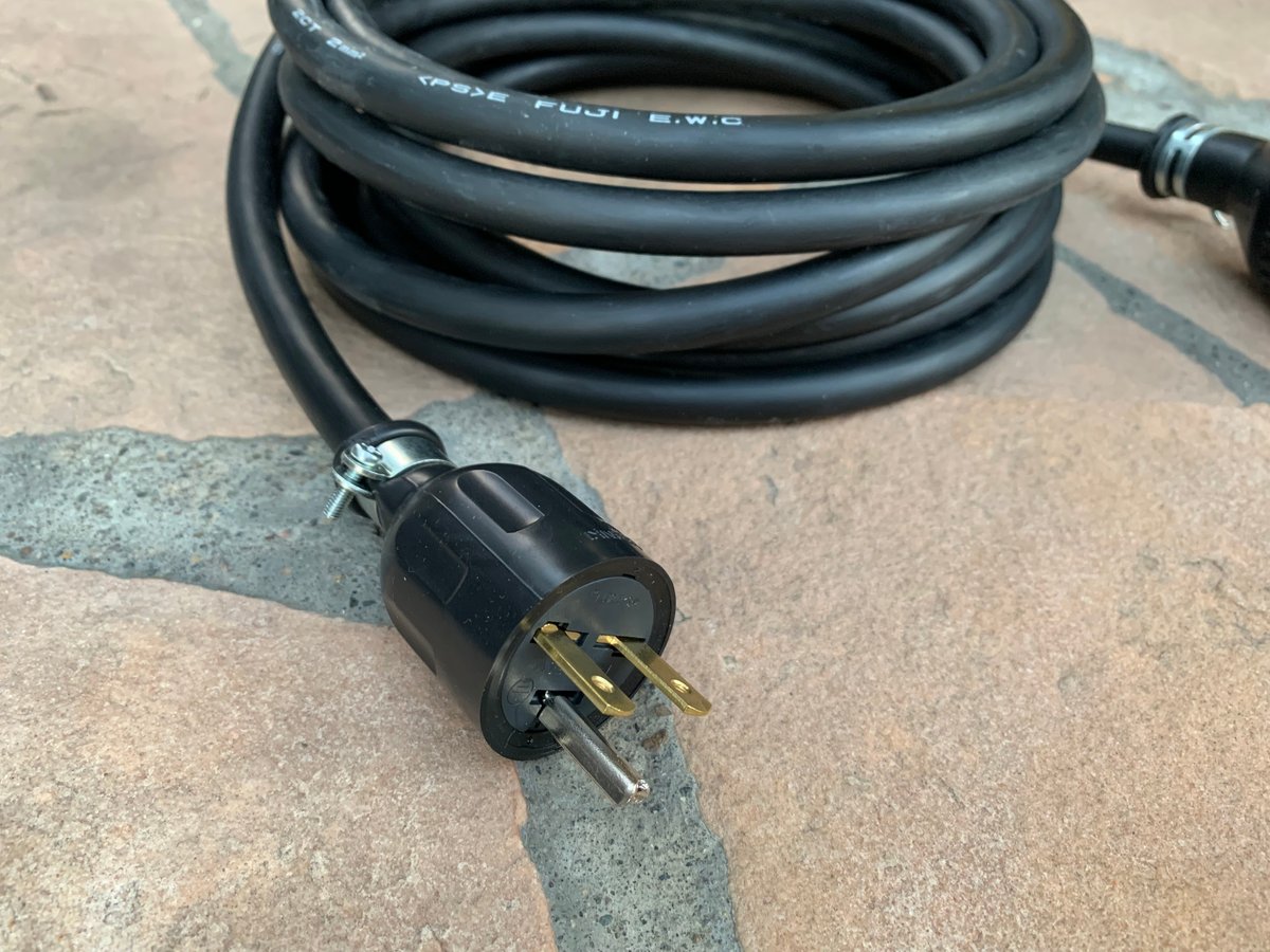 電気自動車専用コンセント対応 ☆ 200V 充電器の延長コード 6メートル