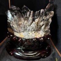 26126-1 　7kg超　静かに守り、 心と空間を整える黒水晶 モリオン