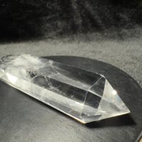 25911-5 極上透明結晶☆ブラジル産ダブルポイント水晶☆両端に力を宿す至高のクリスタル
