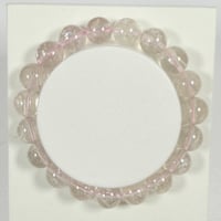 26524-5 【ピンクアゼツライト】愛と癒しの高波動ブレスレット｜心をやさしく整え、幸運を引き寄せる淡桜の光
