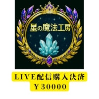 ライブ配信購入決済用 \30,000