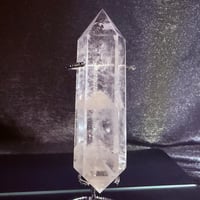 25925-2　奇跡の成長記録◆ダブルファントム水晶 六角柱 原石◆過去と未来をつなぐ調和のクリスタル