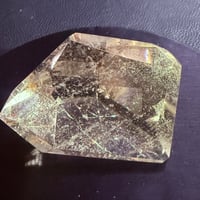25925-3　ゴールドルチルクォーツ 原石 ポリッシュ◆ブラジル産◆金運・仕事運アップの黄金の針水晶