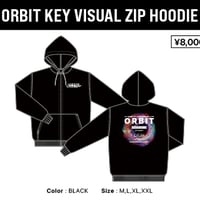 【発送】ORBIT KEY VISUAL ZIP HOODIE