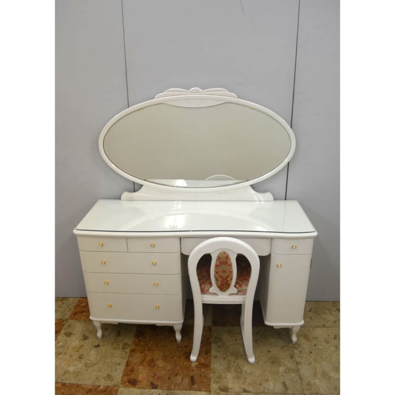 一面ドレッサー アリスホワイト色 | 田中鏡台店