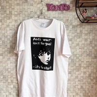 羽生生純×yonpo 反戦Tシャツ