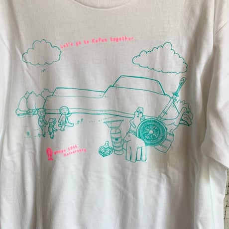 水谷さるころ×yonpo15周年記念Tシャツ