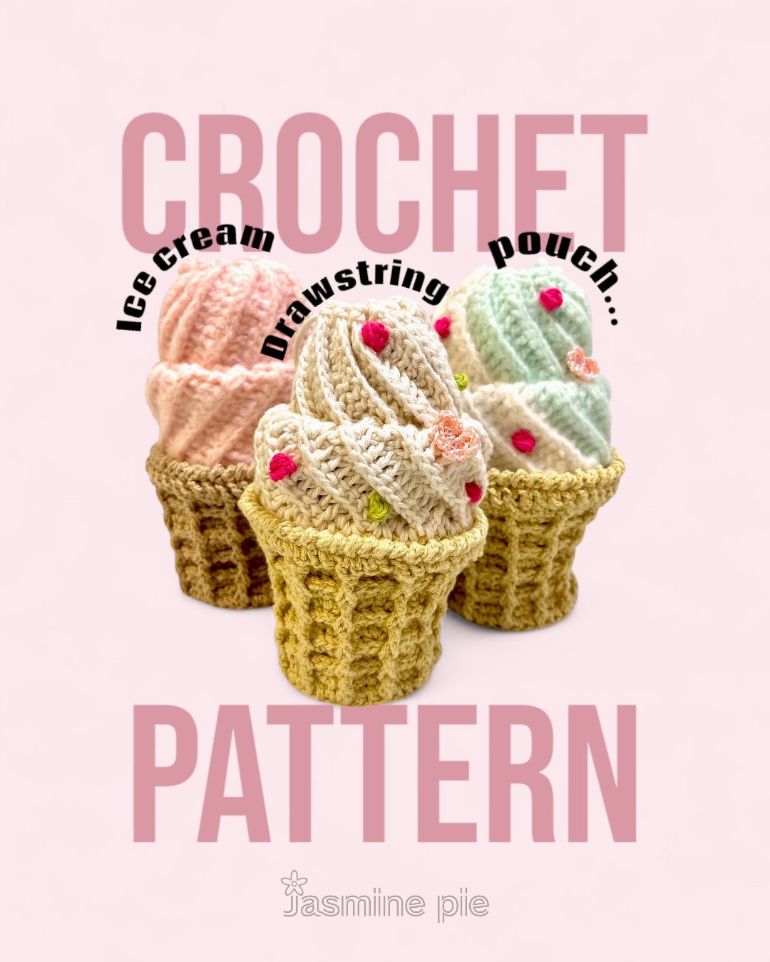 手編み ポーチ・巾着(dollページ) Crochet] Drawstring Pouch | How to Knit a Bag Anyone Can Do | For