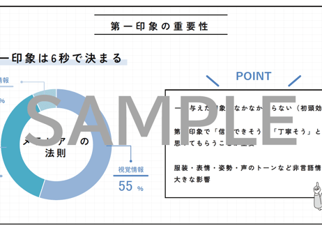 【新卒・内定者向け】伝わる×信頼される ビジネススキル研修｜マナーとふるまい編