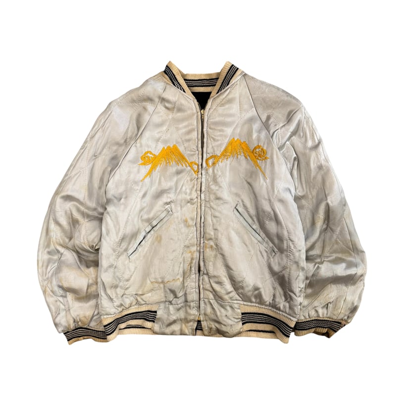 50s~ JAPAN SOUVENIOR JACKET 別珍 スカジャン 鷹 虎 | OLD