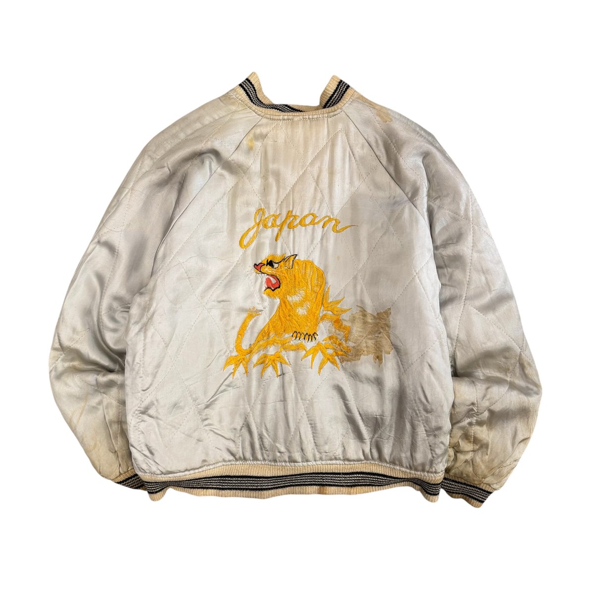 50s~ JAPAN SOUVENIOR JACKET 別珍 スカジャン 鷹 虎 | OLD