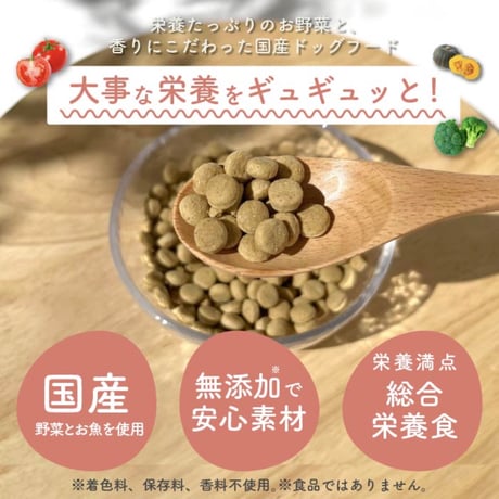 HITOWAN ドライフード フィッシュ (旧名:鰹と薩摩芋のごはん)｜選べる3サイズ