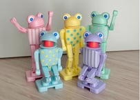 パカっと ひざカックン　カエル 編 [ブルーアイ　パステル]　単品