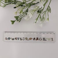 【どうぶついっぱい】15cm透明定規