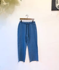 TMDL ジャガードデニムワイドストレートパンツ