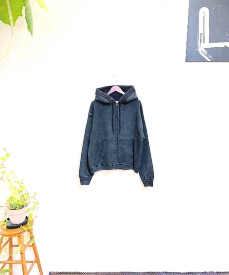 CasperJohn バイオウォッシュニットパーカー
