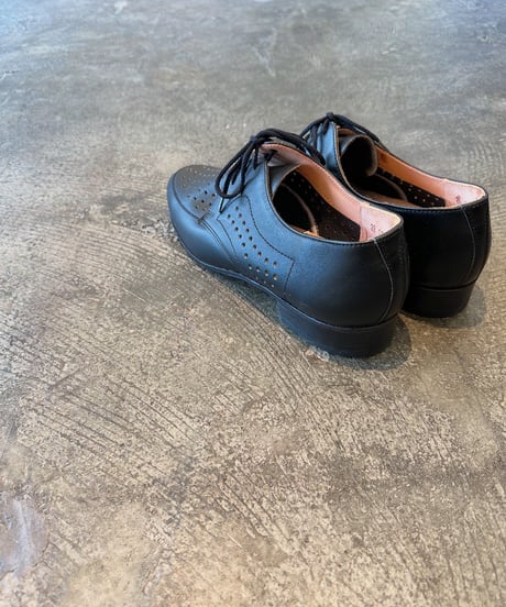 DEADSTOCK チェコ軍パンチングレザーパレードシューズ　27ｃｍ