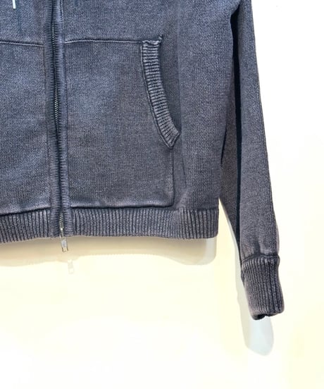 CasperJohn バイオウォッシュニットパーカー