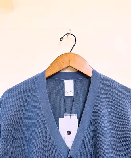CasperJohn バーズアイVネックカーディガン