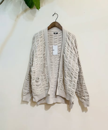 TMDL モールヤーンフクレジャガードカーディガン