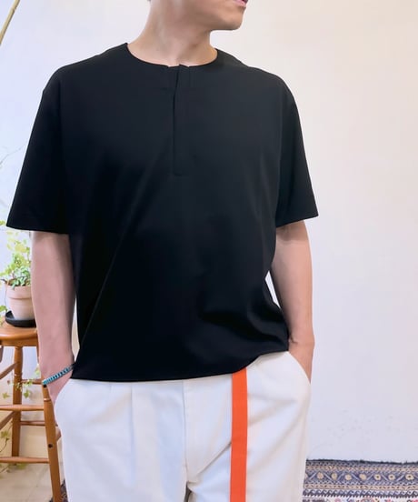 BEXIST リバーメッシュヘンリーネックTシャツ　104