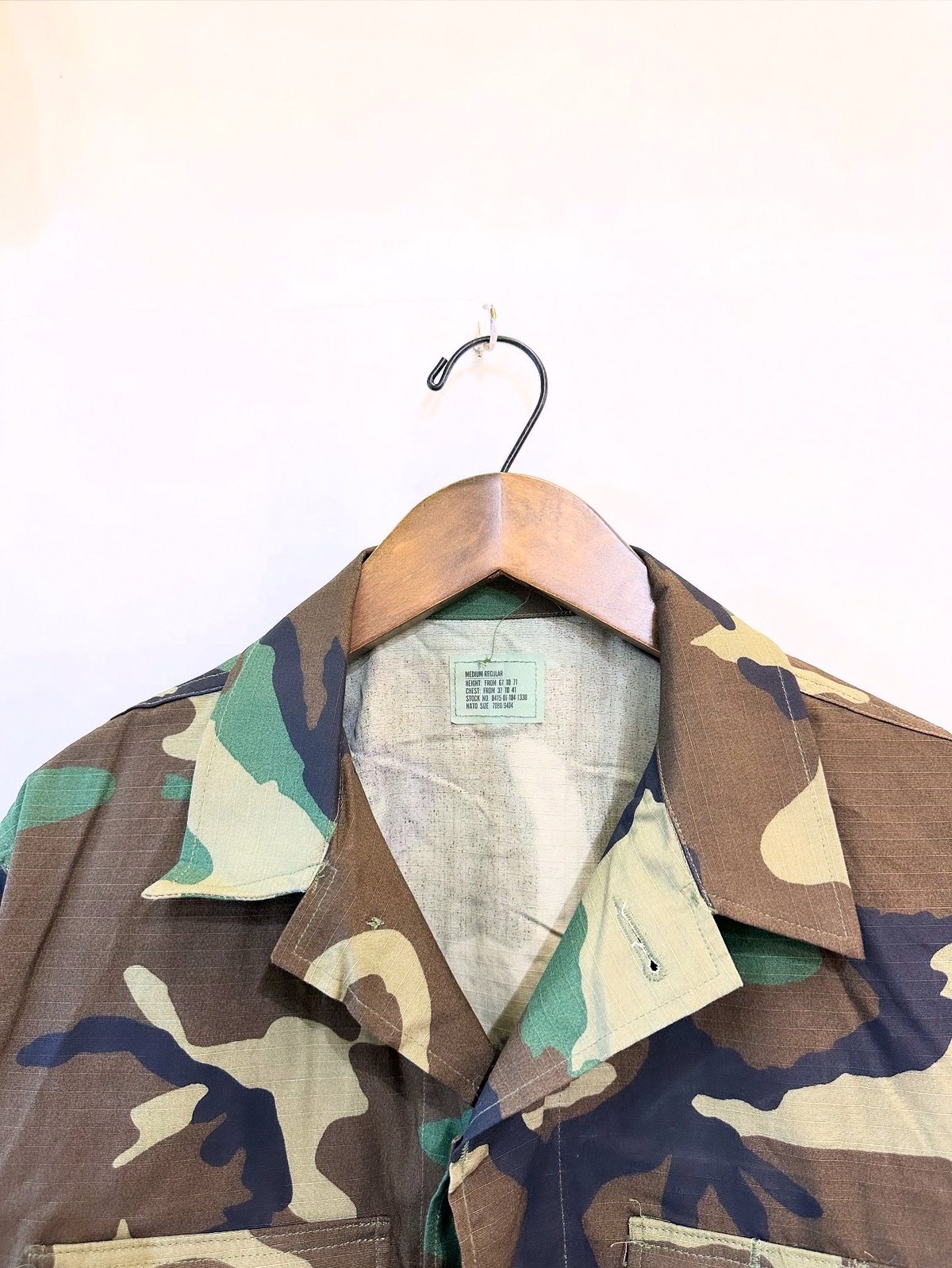 DEADSTOCK アメリカ軍ウッドランドカモBDUジャケット | inherit