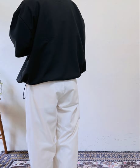 Audience ナチュレミアドローコードバルーンクルーネックラフトシャツ　6615