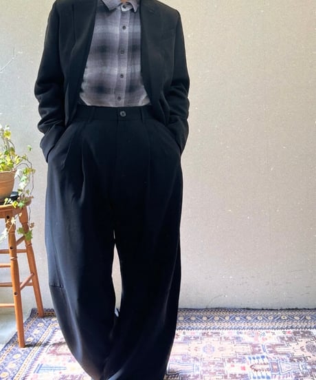 CasperJohn ムービングドレープスラックス  114009