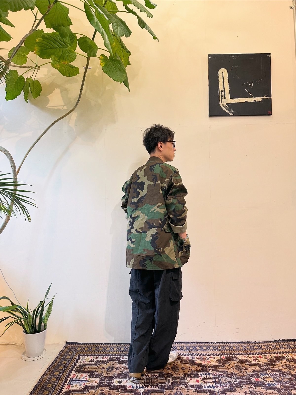 堀住　BRIEFING BRG201D02 ウッドランドカモ US(米軍) ウッドランドカモ BDU ジャケット(NYCO) 各種パッチ付