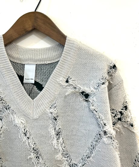 CasperJohn スラッシュクラッシュニット