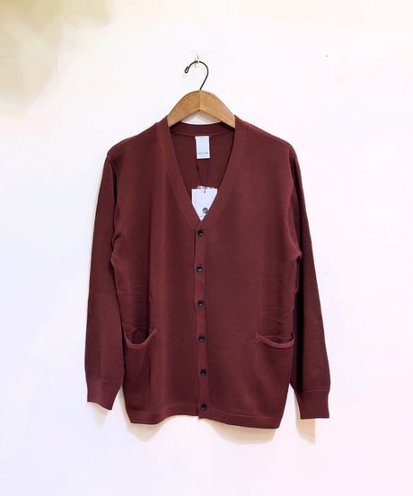 CasperJohn バーズアイVネックカーディガン