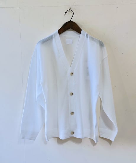 FORTUNAHOMME ECOTECメッシュカーディガン  26124106