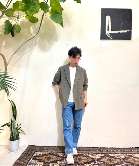 CasperJohn ウールミックステーラードジャケット