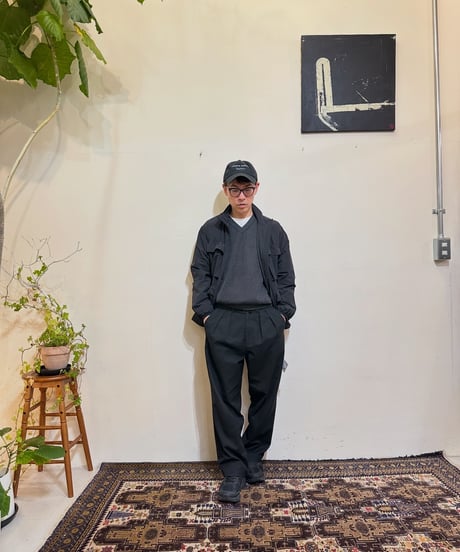 CasperJohn コンパクトワッフルVネックスウェット