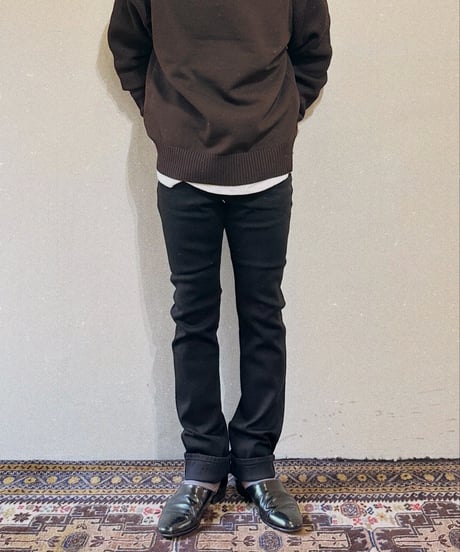 Audience BIGセルヴィッチストレッチデニムタイトストレートパンツ