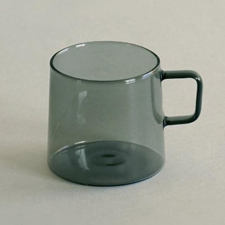 スコン グラスマグ スクエア【 グレー】