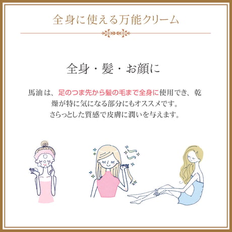 【半額以下】＜今話題のぼたん油 馬油シリーズ＞国産馬油100％とろーり馬油 70ml(※温度によって中身が液体になったり。固形になったりします。)