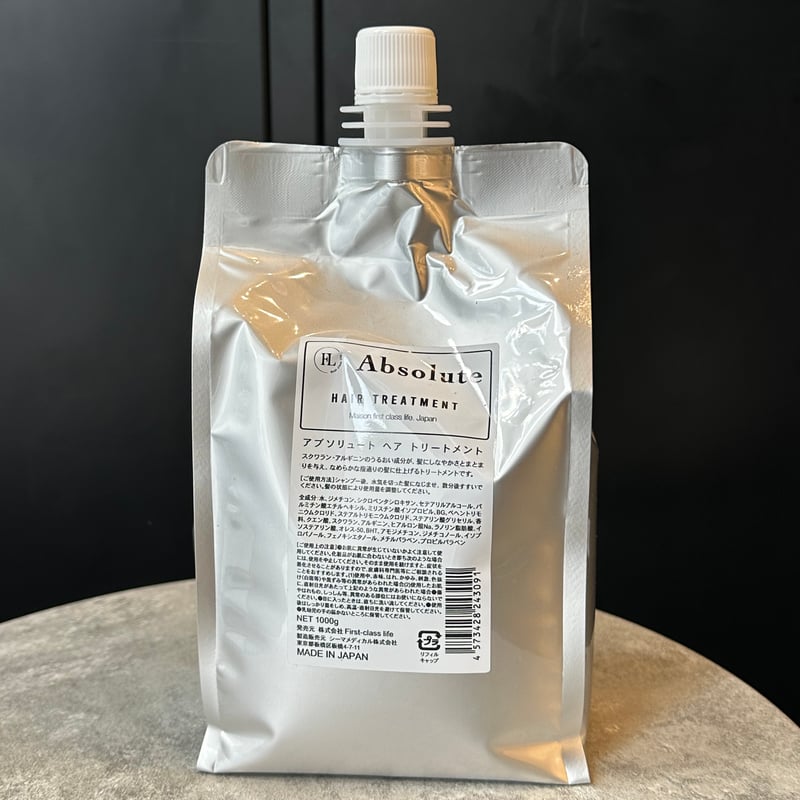 Absolute ヘアトリートメント absolute（アブソリュート）トリートメント1000ml | mita.hair'sSTORE