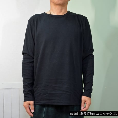 テラヘルツ鉱石プリント　ユニセックスレギュラーサイズ長袖Tシャツ
