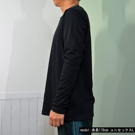 テラヘルツ鉱石プリント　ユニセックスレギュラーサイズ長袖Tシャツ