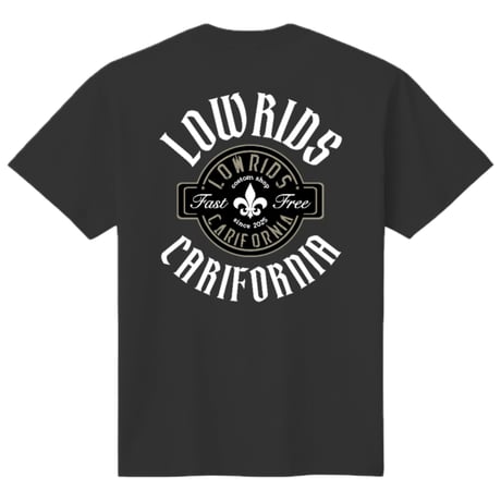 LOWRIDS T-shirt【Classic】Smoke black