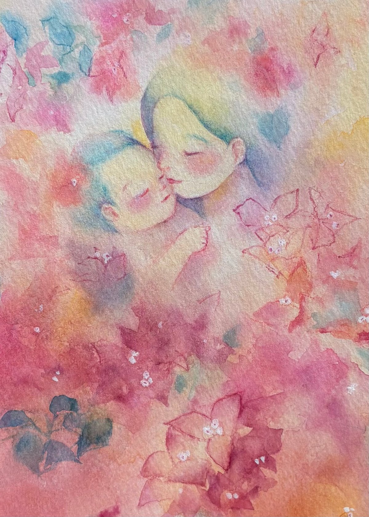 ブーゲンビリア 原画 | Koa watercolor