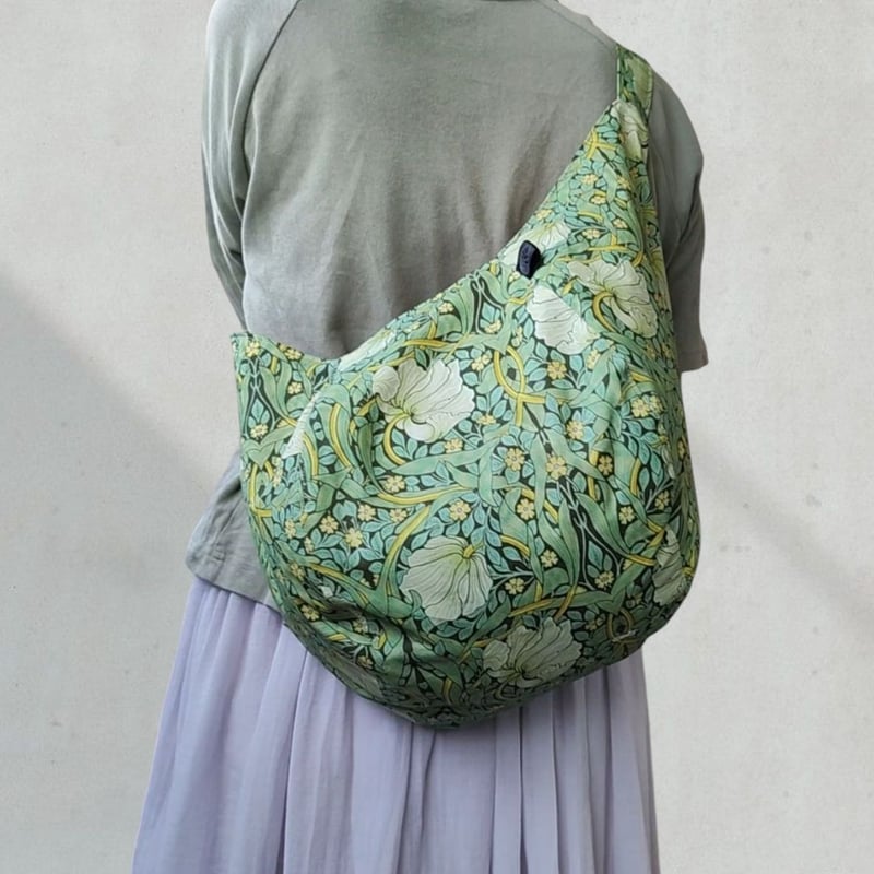 斜めがけするだけで可愛い♡ポンバッグPB108グリーンガーデン
