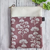 身軽にお出かけ！サコッシュSH187コーデュロイ可憐な花