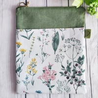 身軽にお出かけ！サコッシュSH206☆草花ボタニカル☆スマホがさっと取り出せる！軽量仕様