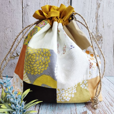 持ってるだけで心弾む♬巾着ショルダーKB11麻由子☆自分だけの個性を楽しみたい