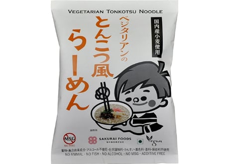 ベジタリアンのとんこつ風らーめん/櫻井食品
